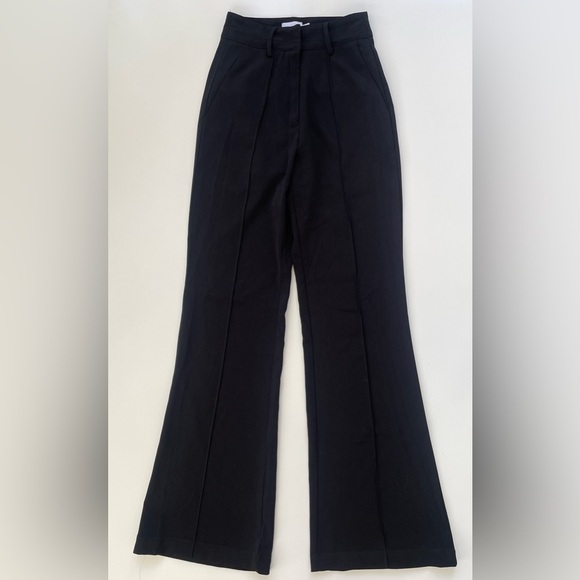 SNDYS Women's Black High Rise Flared Dress Pants Professional Trousers Size 2 - Picture 1 of 9